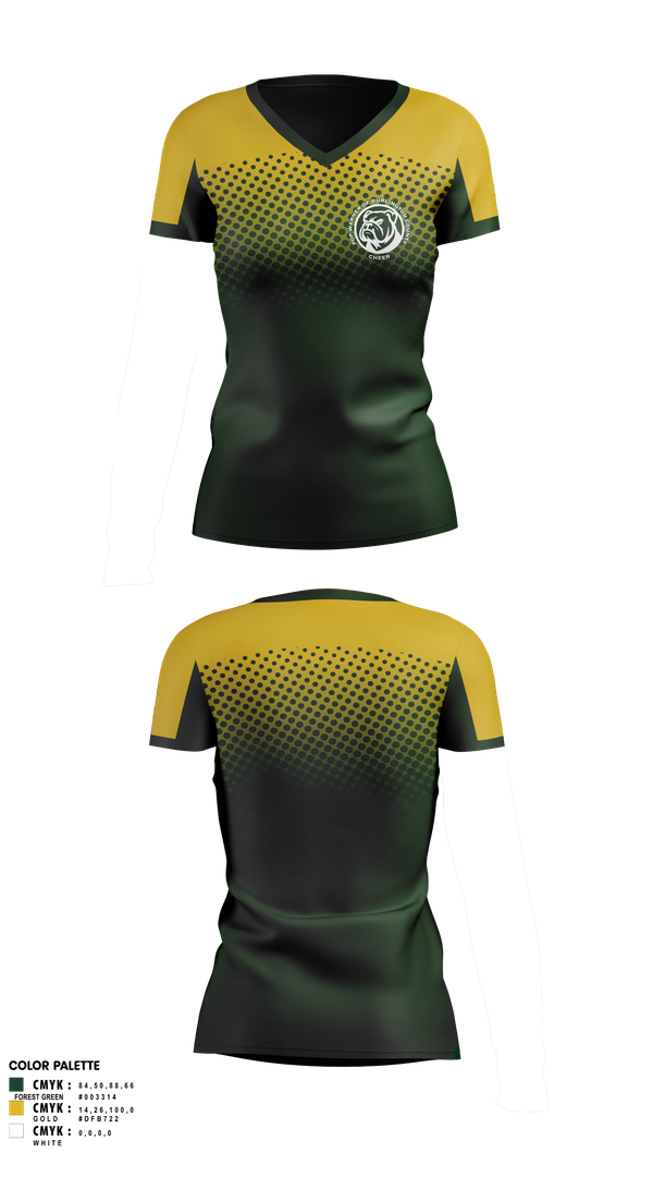 Womens Short Sleeve Vneck Shirt, Riverside Bulldogs, , Teamtime, Team time, sublimation, custom sports apparel, team uniforms, spirit wear, spiritwear, sports uniforms, custom shirts, team store, custom team store, fundraiser sports, apparel fundraiser