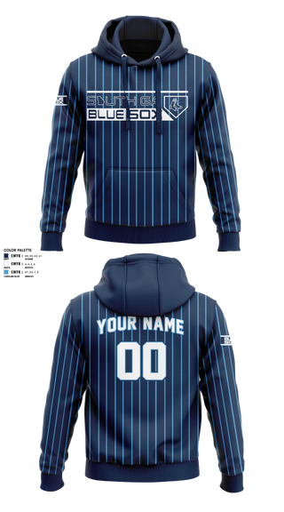Hoodie, South GA Blue Sox, Baseball, Teamtime, Team time, sublimation, custom sports apparel, team uniforms, spirit wear, spiritwear, sports uniforms, custom shirts, team store, custom team store, fundraiser sports, apparel fundraiser