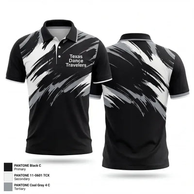 Texas Dance Travelers 83254367 Short Sleeve Performance Polo - 1