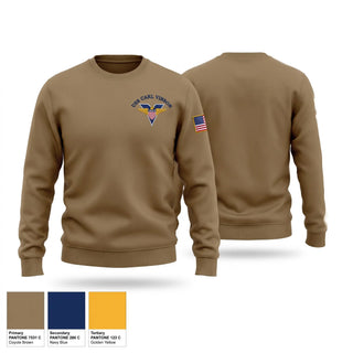 Crew Neck Sweatshirt, USS CARL VINSON SECURITY, Navy, Teamtime, Team time, sublimation, custom sports apparel, team uniforms, spirit wear, spiritwear, sports uniforms, custom shirts, team store, custom team store, fundraiser sports, apparel fundraiser