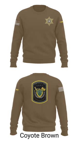 Crew Neck Sweatshirt, C.C.S.O. CERT, , Teamtime, Team time, sublimation, custom sports apparel, team uniforms, spirit wear, spiritwear, sports uniforms, custom shirts, team store, custom team store, fundraiser sports, apparel fundraiser