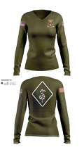 249th SNIPER COMP 51988170 Women's Long Sleeve V-neck Shirt - 41