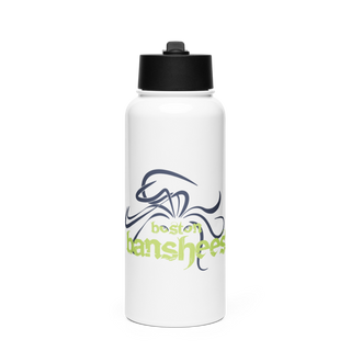 Boston Banshees 81530630 Stainless Steel Water Bottle with a Straw Lid