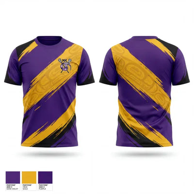 North Kitsap SeaWolves 89856363 Old School Cotton Feel Shirt - 1