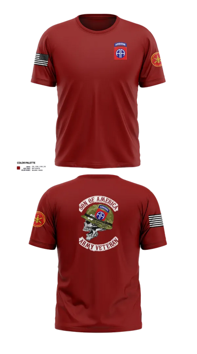 82d ABN DIV 72745716 Short Sleeve Performance Shirt - 101