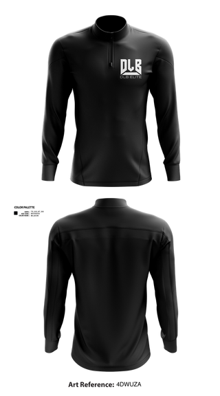 Quarter Zip Jacket, DLB Elite, , Teamtime, Team time, sublimation, custom sports apparel, team uniforms, spirit wear, spiritwear, sports uniforms, custom shirts, team store, custom team store, fundraiser sports, apparel fundraiser