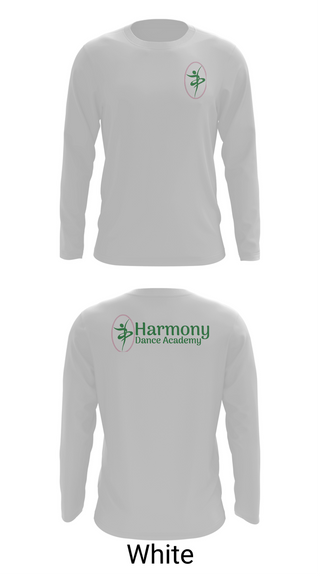 Long Sleeve Performance Shirt, Harmony Dance Academy, Cheer, Teamtime, Team time, sublimation, custom sports apparel, team uniforms, spirit wear, spiritwear, sports uniforms, custom shirts, team store, custom team store, fundraiser sports, apparel fundraiser