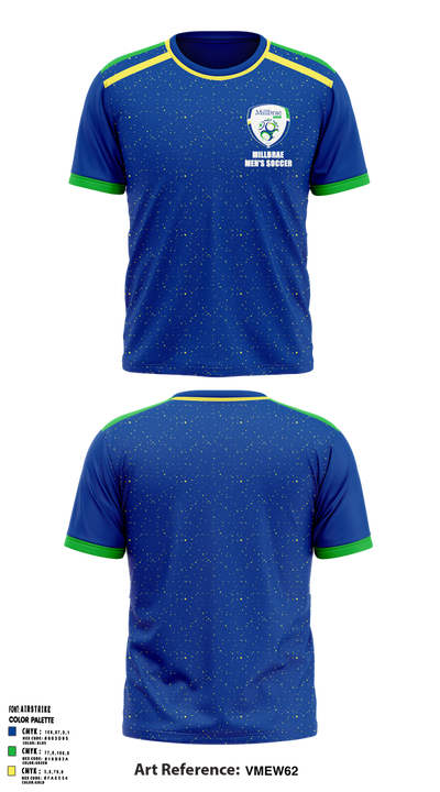 Millbrae AYSO Region 145 73555499 Short Sleeve Performance Shirt - 1