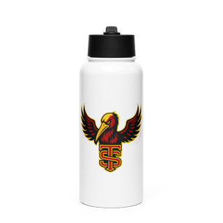 Team Signs Sports Academy Stainless Steel Water Bottle with a Straw Lid
