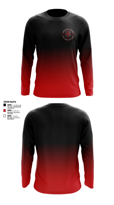 FBC Jackson Long Sleeve Performance Shirt - 3
