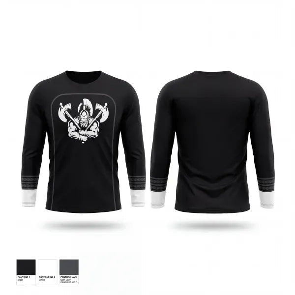 Long Sleeve Performance Shirt, Barbarians Hawaii, Rugby, Teamtime, Team time, sublimation, custom sports apparel, team uniforms, spirit wear, spiritwear, sports uniforms, custom shirts, team store, custom team store, fundraiser sports, apparel fundraiser