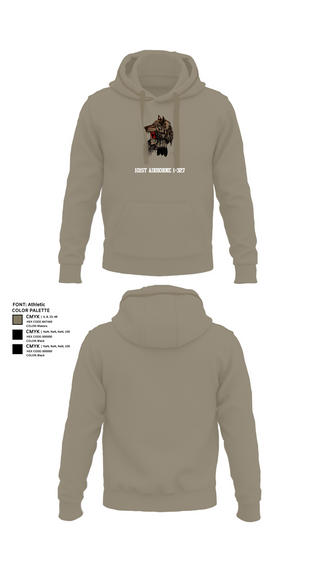 Hoodie, 101st airborne 1-327, Army, Teamtime, Team time, sublimation, custom sports apparel, team uniforms, spirit wear, spiritwear, sports uniforms, custom shirts, team store, custom team store, fundraiser sports, apparel fundraiser