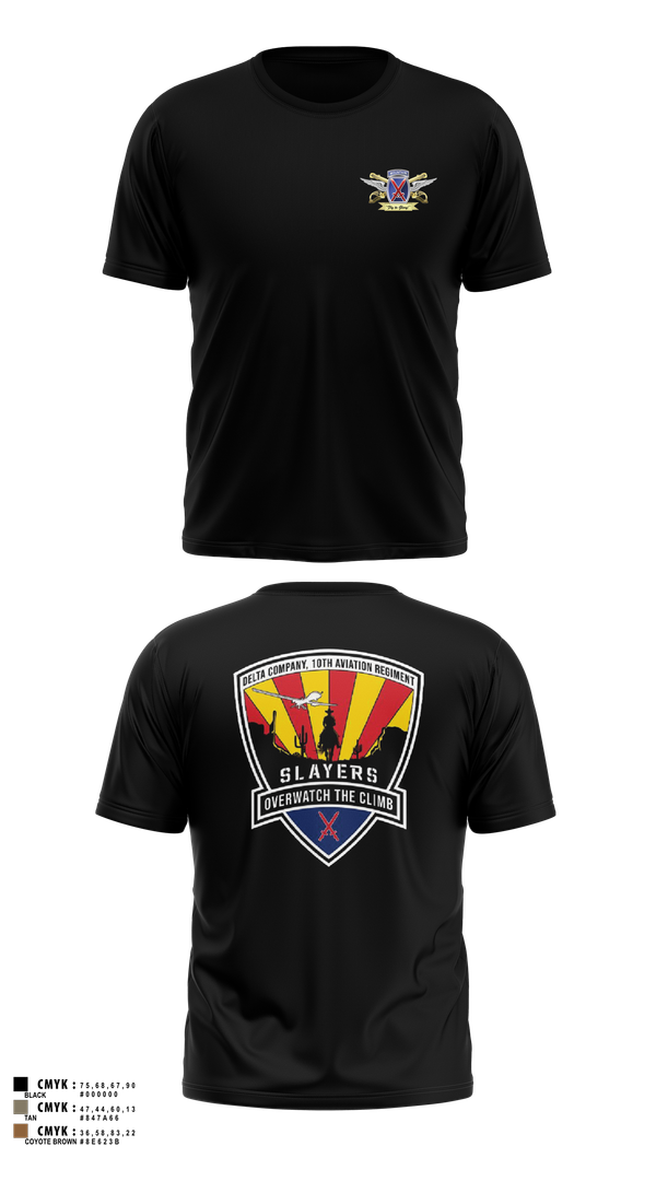 Short Sleeve Performance Shirt, 2-10 AHB Knighthawks, Army, Teamtime, Team time, sublimation, custom sports apparel, team uniforms, spirit wear, spiritwear, sports uniforms, custom shirts, team store, custom team store, fundraiser sports, apparel fundraiser