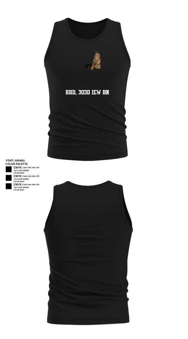 Tank Top, HHD, 303d iew bn, , Teamtime, Team time, sublimation, custom sports apparel, team uniforms, spirit wear, spiritwear, sports uniforms, custom shirts, team store, custom team store, fundraiser sports, apparel fundraiser