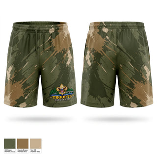 Athletic Shorts With Pockets, Troop 76, , Teamtime, Team time, sublimation, custom sports apparel, team uniforms, spirit wear, spiritwear, sports uniforms, custom shirts, team store, custom team store, fundraiser sports, apparel fundraiser