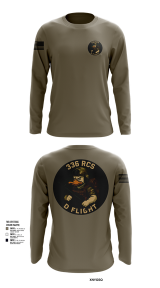 Long Sleeve Performance Shirt, 336 RCS D Flight, , Teamtime, Team time, sublimation, custom sports apparel, team uniforms, spirit wear, spiritwear, sports uniforms, custom shirts, team store, custom team store, fundraiser sports, apparel fundraiser