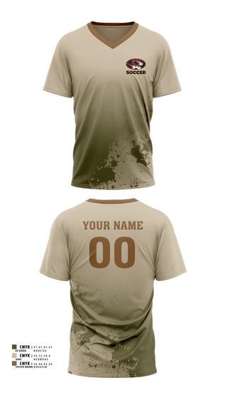 Mens Soccer Jersey, Tuttle Tigers, Men's Soccer, Teamtime, Team time, sublimation, custom sports apparel, team uniforms, spirit wear, spiritwear, sports uniforms, custom shirts, team store, custom team store, fundraiser sports, apparel fundraiser