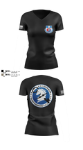 312th Military Intelligence Battalion 29345805 Women's Short Sleeve V-neck Shirt - 1