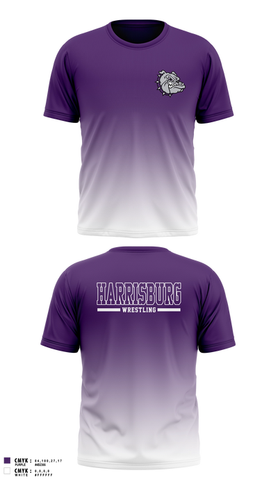 HARRISBURG Bulldogs Short Sleeve Rash Guard Shirt - 3