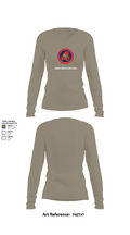 Combat Logistics Battalion 4 46395084 Women's Long Sleeve V-neck Shirt - 62