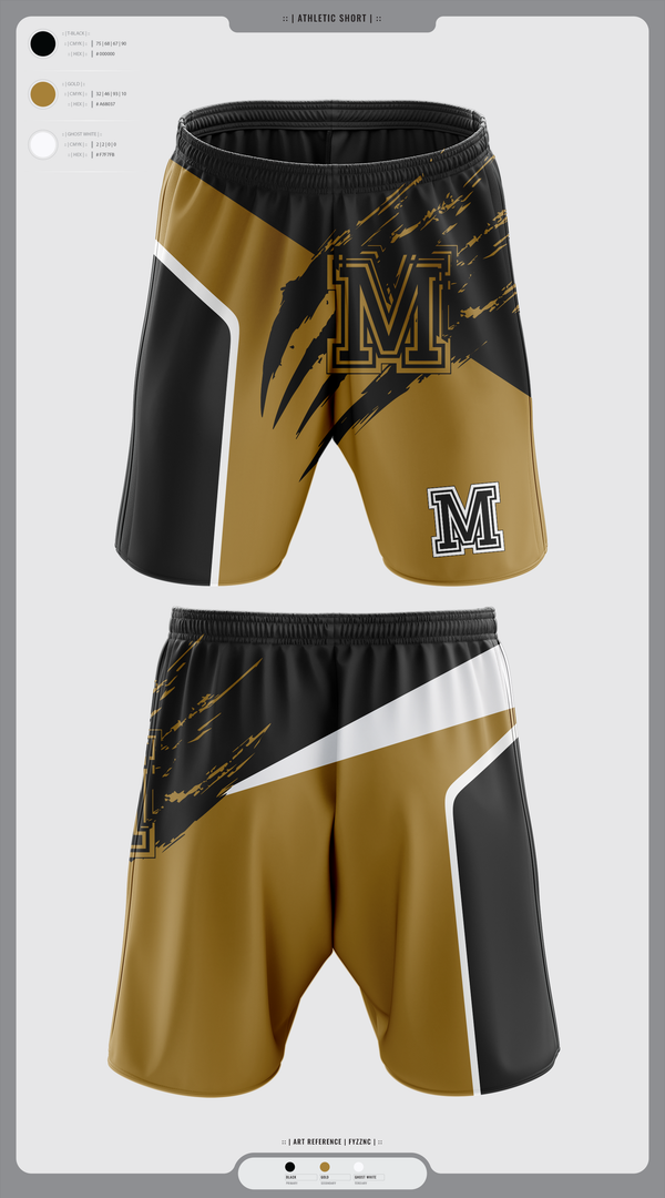 Athletic Shorts With Pockets, Marceline Tigers, , Teamtime, Team time, sublimation, custom sports apparel, team uniforms, spirit wear, spiritwear, sports uniforms, custom shirts, team store, custom team store, fundraiser sports, apparel fundraiser