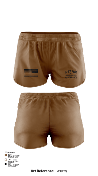 Ranger Panties, 6-37 Field Artillery, Army, Teamtime, Team time, sublimation, custom sports apparel, team uniforms, spirit wear, spiritwear, sports uniforms, custom shirts, team store, custom team store, fundraiser sports, apparel fundraiser