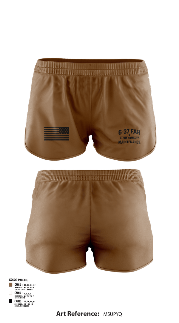 Ranger Panties, 6-37 Field Artillery, Army, Teamtime, Team time, sublimation, custom sports apparel, team uniforms, spirit wear, spiritwear, sports uniforms, custom shirts, team store, custom team store, fundraiser sports, apparel fundraiser
