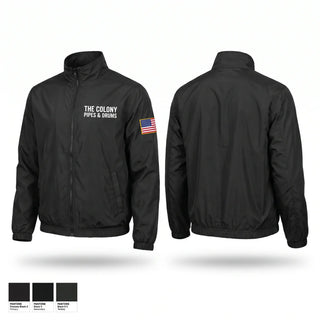 Windbreaker, The Colony Pipes & Drums, Fire Department, Teamtime, Team time, sublimation, custom sports apparel, team uniforms, spirit wear, spiritwear, sports uniforms, custom shirts, team store, custom team store, fundraiser sports, apparel fundraiser