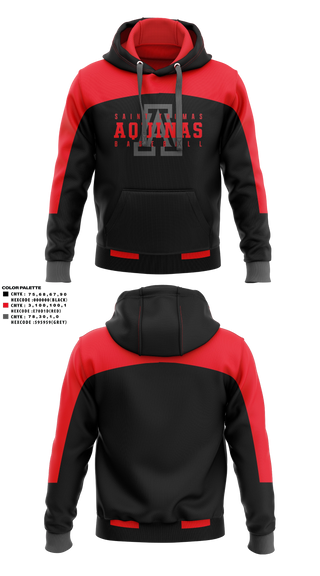 Hoodie, St. Thomas Aquinas, Baseball, Teamtime, Team time, sublimation, custom sports apparel, team uniforms, spirit wear, spiritwear, sports uniforms, custom shirts, team store, custom team store, fundraiser sports, apparel fundraiser