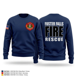 Crew Neck Sweatshirt, Foster Falls Fire Department, Fire Department, Teamtime, Team time, sublimation, custom sports apparel, team uniforms, spirit wear, spiritwear, sports uniforms, custom shirts, team store, custom team store, fundraiser sports, apparel fundraiser