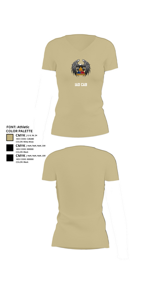 Womens Short Sleeve Vneck Shirt, 1AD CAB, , Teamtime, Team time, sublimation, custom sports apparel, team uniforms, spirit wear, spiritwear, sports uniforms, custom shirts, team store, custom team store, fundraiser sports, apparel fundraiser