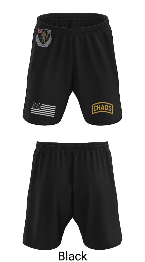 Athletic Shorts With Pockets, Chaos Company, 1-182 Infantry, , Teamtime, Team time, sublimation, custom sports apparel, team uniforms, spirit wear, spiritwear, sports uniforms, custom shirts, team store, custom team store, fundraiser sports, apparel fundraiser