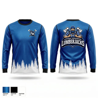 Long Sleeve Performance Shirt, Central Wisconsin lumberjacks, , Teamtime, Team time, sublimation, custom sports apparel, team uniforms, spirit wear, spiritwear, sports uniforms, custom shirts, team store, custom team store, fundraiser sports, apparel fundraiser