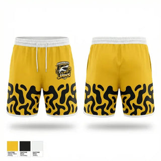 Athletic Shorts With Pockets, Jaws, Men's Soccer, Teamtime, Team time, sublimation, custom sports apparel, team uniforms, spirit wear, spiritwear, sports uniforms, custom shirts, team store, custom team store, fundraiser sports, apparel fundraiser