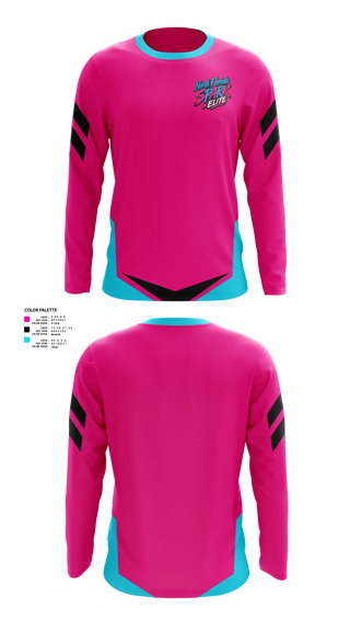 Long Sleeve Performance Shirt, North Florida Spark, Softball, Teamtime, Team time, sublimation, custom sports apparel, team uniforms, spirit wear, spiritwear, sports uniforms, custom shirts, team store, custom team store, fundraiser sports, apparel fundraiser