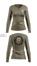 7236 Medical Support Unit 23700208 Women's Long Sleeve V-neck Shirt - 22
