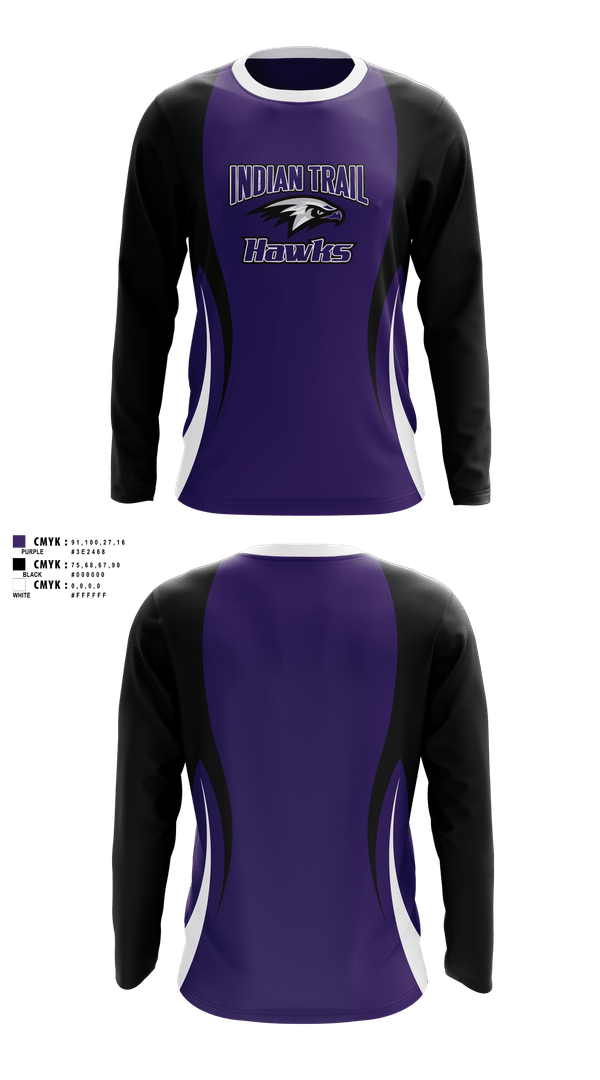Long Sleeve Performance Shirt, Hawks, , Teamtime, Team time, sublimation, custom sports apparel, team uniforms, spirit wear, spiritwear, sports uniforms, custom shirts, team store, custom team store, fundraiser sports, apparel fundraiser