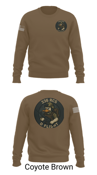 Crew Neck Sweatshirt, 336 RCS D Flight, , Teamtime, Team time, sublimation, custom sports apparel, team uniforms, spirit wear, spiritwear, sports uniforms, custom shirts, team store, custom team store, fundraiser sports, apparel fundraiser