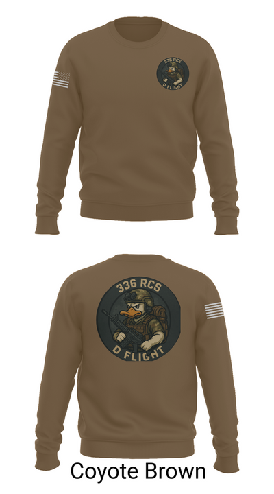 336 RCS D Flight 26202235 Crew Neck Sweatshirt - 5