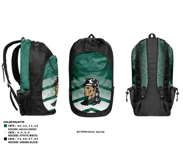 Gear Bag, Crowley's Ridge College Volleyball, Women's Volleyball, Teamtime, Team time, sublimation, custom sports apparel, team uniforms, spirit wear, spiritwear, sports uniforms, custom shirts, team store, custom team store, fundraiser sports, apparel fundraiser
