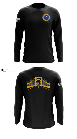 Long Sleeve Performance Shirt, Pittsburgh Police Zone 1, Police, Teamtime, Team time, sublimation, custom sports apparel, team uniforms, spirit wear, spiritwear, sports uniforms, custom shirts, team store, custom team store, fundraiser sports, apparel fundraiser