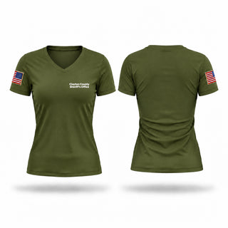 Womens Short Sleeve Vneck Shirt, , Police, Teamtime, Team time, sublimation, custom sports apparel, team uniforms, spirit wear, spiritwear, sports uniforms, custom shirts, team store, custom team store, fundraiser sports, apparel fundraiser