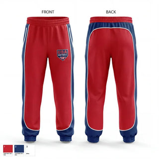 Sweatpants, USA Softball of Alaska, Softball, Teamtime, Team time, sublimation, custom sports apparel, team uniforms, spirit wear, spiritwear, sports uniforms, custom shirts, team store, custom team store, fundraiser sports, apparel fundraiser