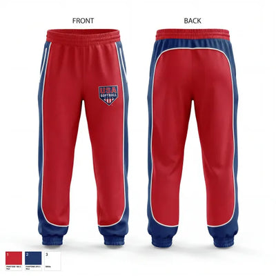 USA Softball of Alaska 90833867 Sweatpants - 1