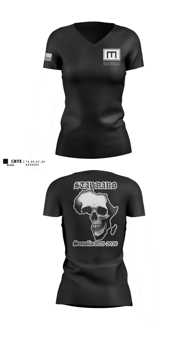 Womens Short Sleeve Vneck Shirt, 180th ESC, Army, Teamtime, Team time, sublimation, custom sports apparel, team uniforms, spirit wear, spiritwear, sports uniforms, custom shirts, team store, custom team store, fundraiser sports, apparel fundraiser