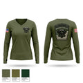 RCSO Drone Division 4916963 Women's Long Sleeve V-neck Shirt - 1