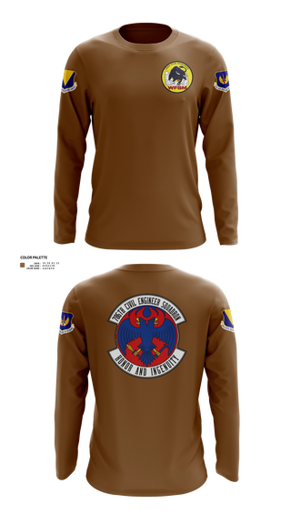 Long Sleeve Performance Shirt, 786th CES, Air Force, Teamtime, Team time, sublimation, custom sports apparel, team uniforms, spirit wear, spiritwear, sports uniforms, custom shirts, team store, custom team store, fundraiser sports, apparel fundraiser