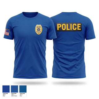Short Sleeve Performance Shirt, Malone Police Department, Police, Teamtime, Team time, sublimation, custom sports apparel, team uniforms, spirit wear, spiritwear, sports uniforms, custom shirts, team store, custom team store, fundraiser sports, apparel fundraiser
