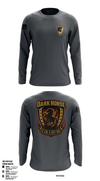 Long Sleeve Performance Shirt, Echo Company, 1-227 AB, 1ACB, 1CD, , Teamtime, Team time, sublimation, custom sports apparel, team uniforms, spirit wear, spiritwear, sports uniforms, custom shirts, team store, custom team store, fundraiser sports, apparel fundraiser