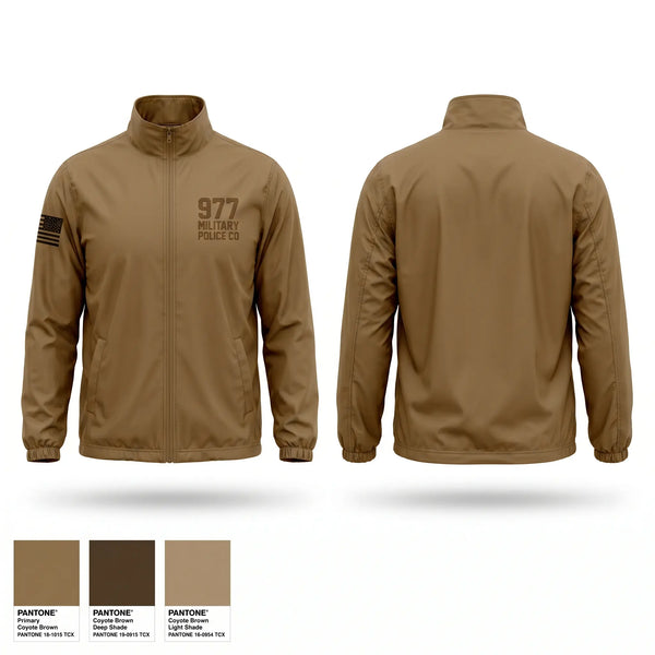 Windbreaker, 977 military police co, Army, Teamtime, Team time, sublimation, custom sports apparel, team uniforms, spirit wear, spiritwear, sports uniforms, custom shirts, team store, custom team store, fundraiser sports, apparel fundraiser